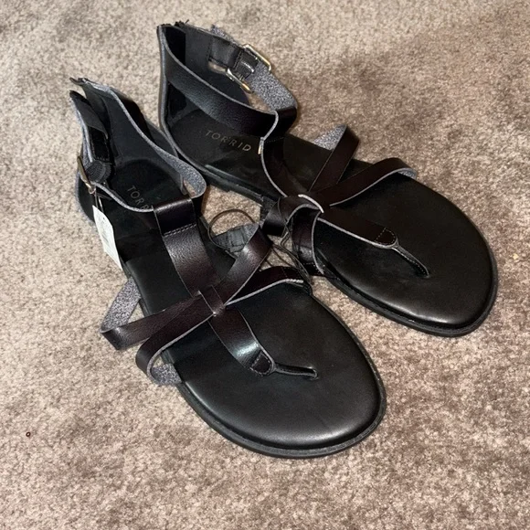 Torrid black gladiator sandals - Picture 3 of 10